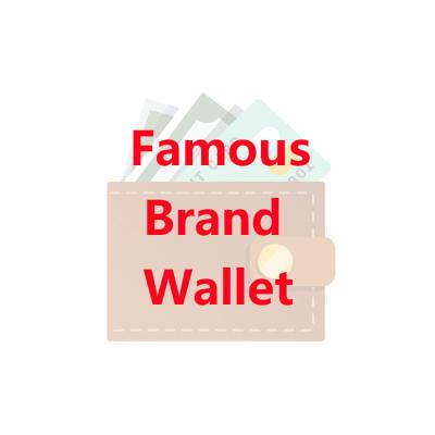 China 1:1 Quality Quality Clip Money Designer Wallet Waterproof Luxury Famous Women Purse Fashionable Leather Wallet Customize Card Wallet For Ladies for sale