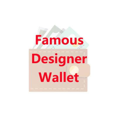 China Branded High Quality Luxury Wallet Waterproof For Famous Classic Leather Plaid Designer Women Wallet Zipper Black Wallet Purse Wallet for sale