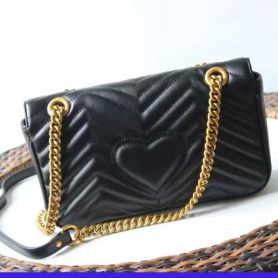 China New design high quality good quality women fashion handbags handbag chains large capacity structured bags leather handbag for ladies for sale