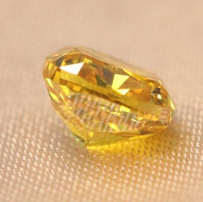 China Jewerly making hpht CVD diamond loose round cut fancy yellow wholesale IGI certified diamond for sale