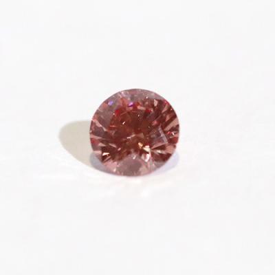 China Jewerly making round brilliant cut 1 - 3 ct fancy red diamond hpht loose lab grown diamond for sale