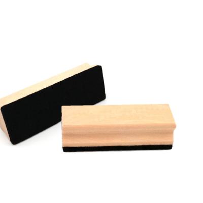 China Office Home Wood Moderate Dry Blackboard Eraser Mini Blackboard Eraser Price Wooden Eraser High Quality Moderate Dry Blackboard Eraser for sale