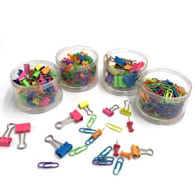 China Convenient Classification Wholesale Customized Custom Inder Clip&push Pin &paper Clip Combination for sale