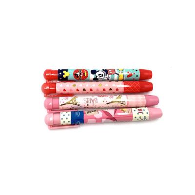 China Student Eraser Children's Stationery Press Creative Sweet Cute Student Pen Eraser Cartoon Press Hand Pressed Eraser for sale