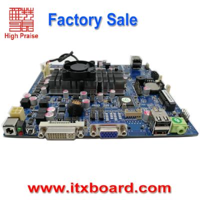 China Cheap Game Machine AMD E450 1.6Ghz DC 12V Motherboard With Two Display Connector for sale