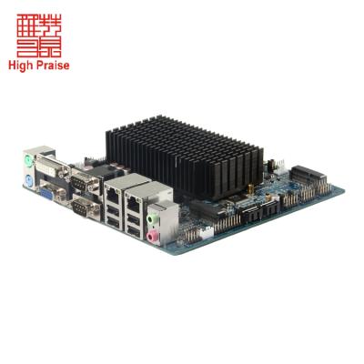 China Intel J1900 Fanless ATM with LVDS two LAN mini itx motherboard for sale