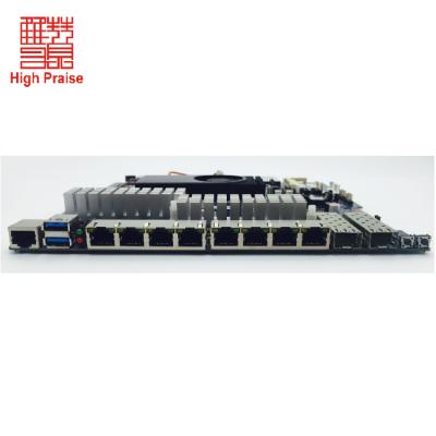 China Server 8 LAN Motherboard with 1037U CPU Recessed for sale