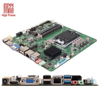 China Dual DDR3 LGA1151 USB3.0 Intel H110 Chipset Mini ITX Desktop Motherboard Motherboard With HDM DVI Ports for sale