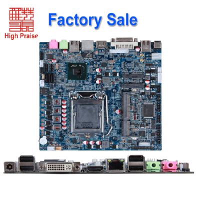 China H61 1155 mini slim cash machine itx motherboard with HDM DVI LAN for sale