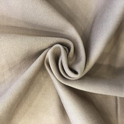 China Popular High Quality Stretch Plain Dyed Stretch 40s Roma Fabric For Dress for sale