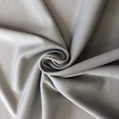 China 100% Sustainable Polyester Dyed Interlock Fabric Knitted Solid Interlock Fabric for sale