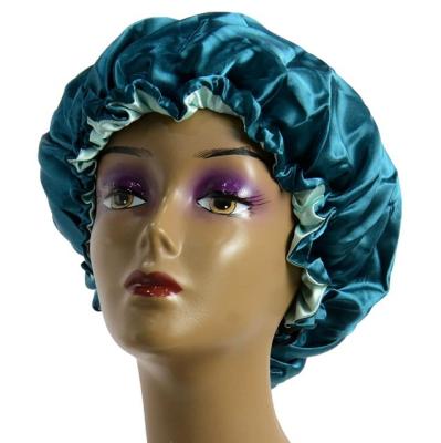 China Character ANSONYE Running Customized Fast Shipping Night Sleep Cap Wrap Head Cover With Adjustable Long Bands for sale