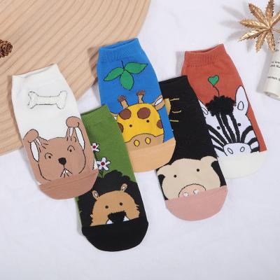 China Cute Animal Ankle Boat Socks Summer Children Kids Socks Youth Boy Tube Girls Teen Comfortable Short Sports Socks for sale