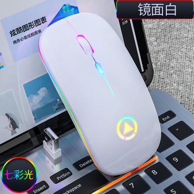 China Rechargeable Lithium Battery Colorful Optical 2.4Ghz Gaming Wireless Gaming Mouse for sale