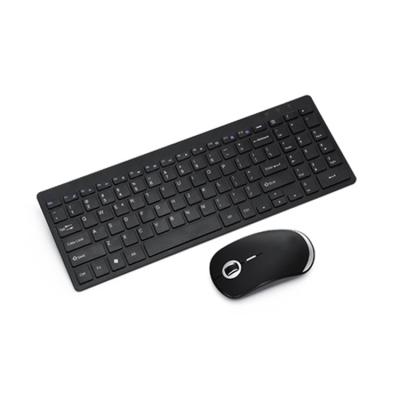 China 2021 Anti-ghosting computer parts and 2.4g game accessories OEM keyboard wireless mouse colorful Combo language desktop different layout for sale