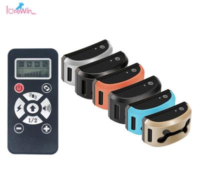 China Viable Bark Stop LCD 100LV Remote Control 800m Shock And Remote Vibra Dog Training Collar LY-180 for sale