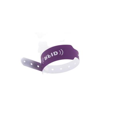 China High Quality Waterproof/Waterproof Disposable PVC Paper HF Rfid Wristband Tag For Hospital RFID Tag for sale