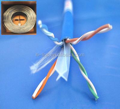 China NEW cable from A.W.G. NEW HDPE 4PAIRS PVC CAT6 LAN CABLE 305M Utp cat6 23 for sale