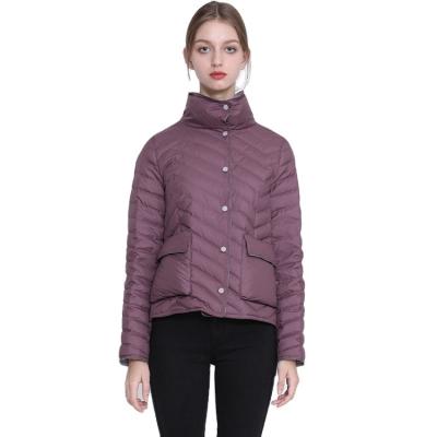 China Alibaba China Wholesale Breathable Hooded Women Duck Down Winter Puffer Jacket Slim Fit for sale