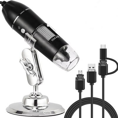 China Cheap Skin Examination New Arrival 0.3MP 1000X Zoom 3 In 1 USB Digital Microscope for sale