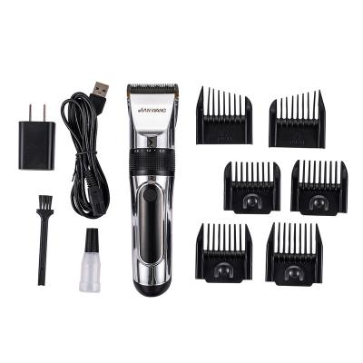 China HAIR USB Rechargeable Haircut Set Washable Electric Shaver Mute Trimmer Clipper With LED Display for sale