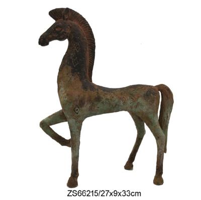 China North America Arabian Stallion Toy Figure Resin Decorative Sculpture China Polyresin Horse Figurine for sale