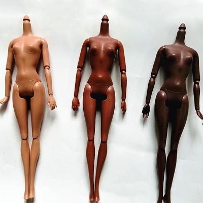 China Wholesale Black Body Doll DIY TOY ODM Skin Spherical Joint Pretend Play Doll African Girls Toy Doll Nude for sale