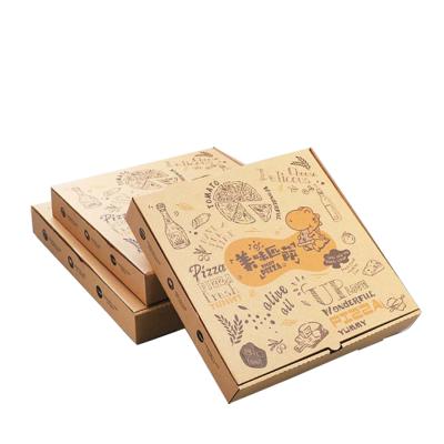 China Biodegradable Pizza Box Pizza Boxes With Logo Pizza Boxes Customize Packaging Biodegradable for sale