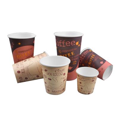 China Custom disposable hot sale logo paper cup china manufacturer food grade biodegradable single wall paper coffee cup for sale