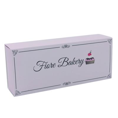 China Biodegradable Cardboard Paper Cupcake Cake Box Custom Logo Printed Packaging for sale