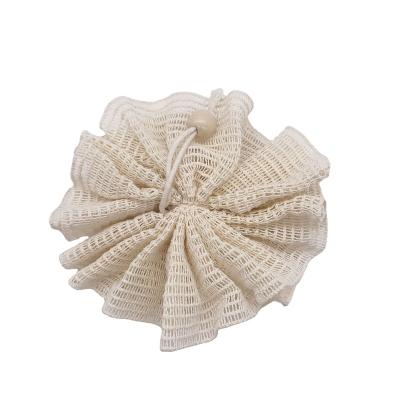 China EXFOLIATE Natural Sisal Bath Sponge Blast Bath Ball Exfoliating Mesh Exfoliating Loofah Sponge for sale