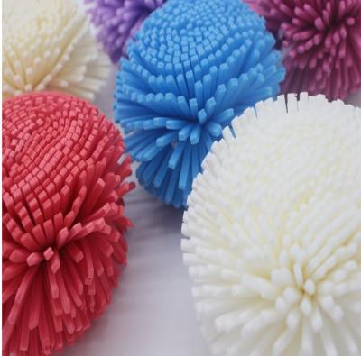 China EXFOLIATE Eva Exfoliating Sponge Flower Bath Sponge Bath Scrubbers Sponges Scrubbers for sale