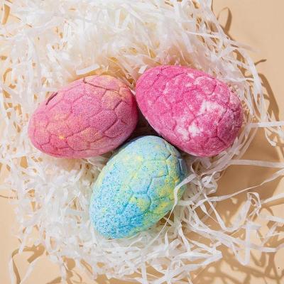 China Children's Bath Supplies Kids Bath Salt Ball Toy Dinosaur Egg Bubble Kinder Relaxing Bath Bomb for Children for sale