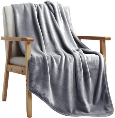 China PORTABLE High Quality Microfiber Flannel Fleece Throw Blanket Super Soft for sale