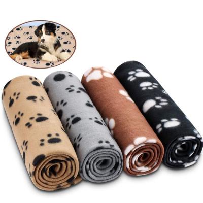 China Printing 2021 Hot Sale Custom Rotary Printing Fleece Dog Blanket Pet Blanket for sale