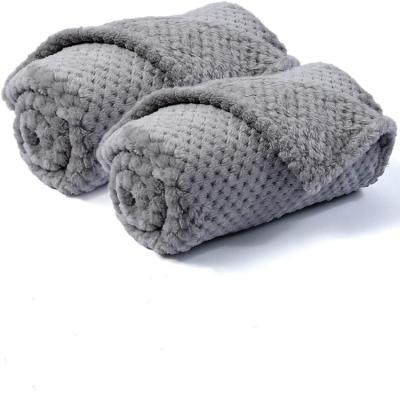 China Home Custom High Quality Textile Pet Blanket Soft Plush Throw Waffle Knit Dog Bed Blanket Pet Blankets for sale