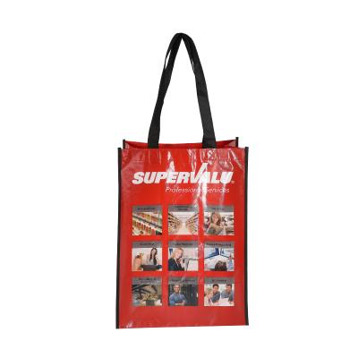 China Custom Non Woven Grocery Handled Logo Print PP Bags Tote Bag for sale