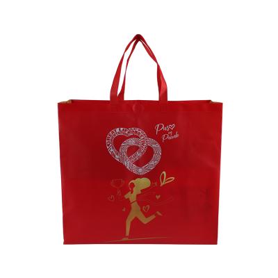 China Feature Factory Customized Reusable Nonwoven Laminated Logo Bag for sale