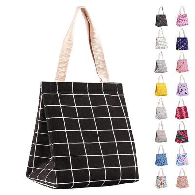 China Hot Sale Waterproof Tote Lunch Bag Factory Wholesale Waterproof Tote Kids Canvas Lunch Cooler Bag for sale