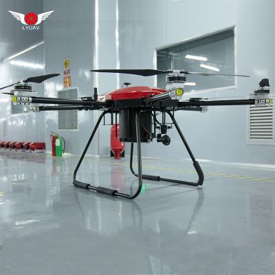 China UAV LY-FT60 Altitude Hold Mode Heavy Duty Rotor Firefighting Drone Multi Fire Emergency Rescue Drone With Firefighting Bombs for sale