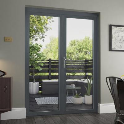 China Soundproof Swing Door Space Saving French Opening Out Of Entery High Quality Aluminum Doors Made In China for sale