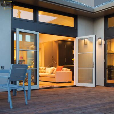 China Baivilla Soundproof Custom Patio Exterior Doors and Windows French Doors for sale