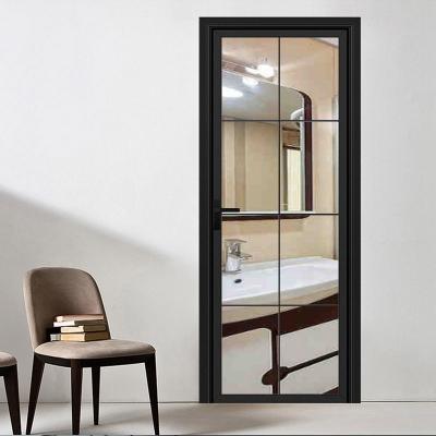 China Durable Soundproof Soundproof Shower Doors Swing Single Leaf Aluminum French Door for sale