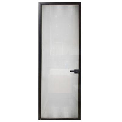 China Soundproof Durable Aluminum Swing Door Commercial Single Swing French Door for sale