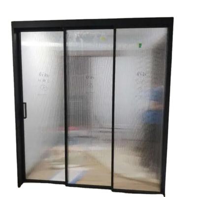 China Soundproof Powder Coated Sliding Door Sliding Glass Doors Anodizing Glass Custom Aluminum for sale