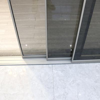 China Soundproof Online Tech Support Exterior Sliding Glass French Doors Sliding Triple Glazed Door for sale