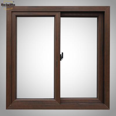 China Online Technical Support Soundproof Sliding Windows Aluminum Window Cafe Sash Building Stained Glass for sale