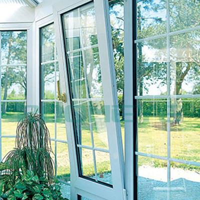 China Baivilla Aluminum Hurricane Impact Resistant Thermal Break Double Tilt And Turn Window for sale