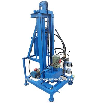 China Farms 100m deep water well drilling rig /mini portable hydraulic rotary borehole water well drilling machine for sale