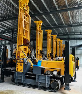 China Farms Drilling Rig RCF350C Twin-Motor Rotary Steel Crawler Mounted Ground Hole Drilling Rig For Water Wells for sale